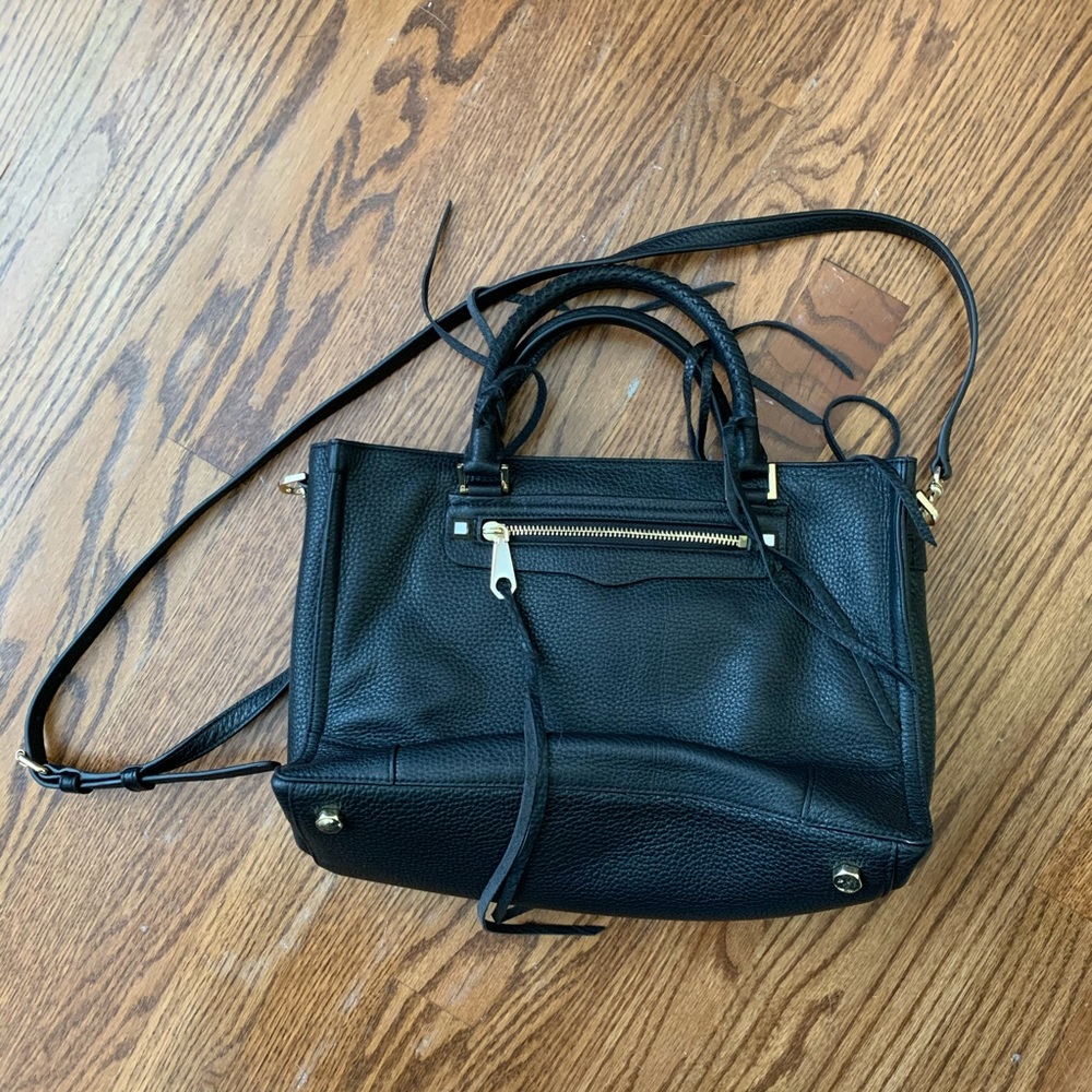 Rebecca Minkoff Black Regan Satchel Tote
